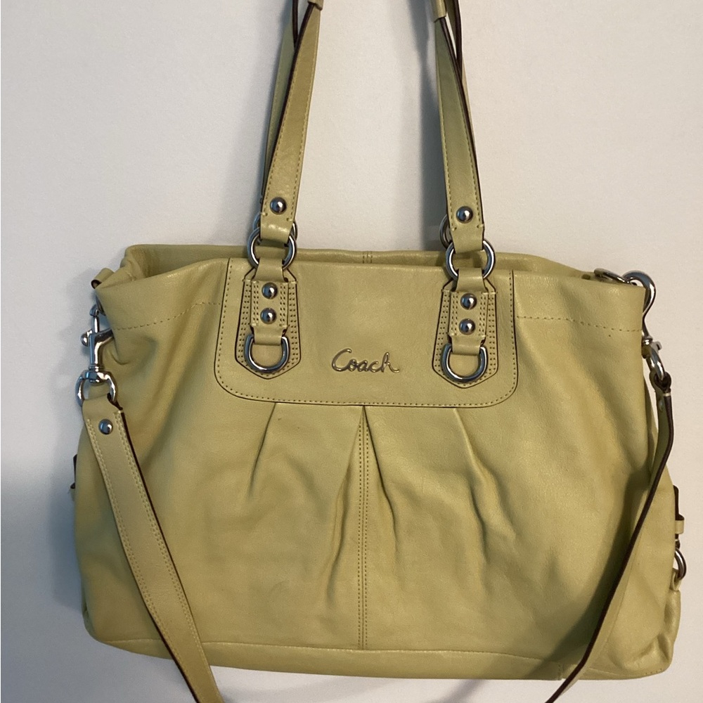 Coach Ashley Leather Tote Bag